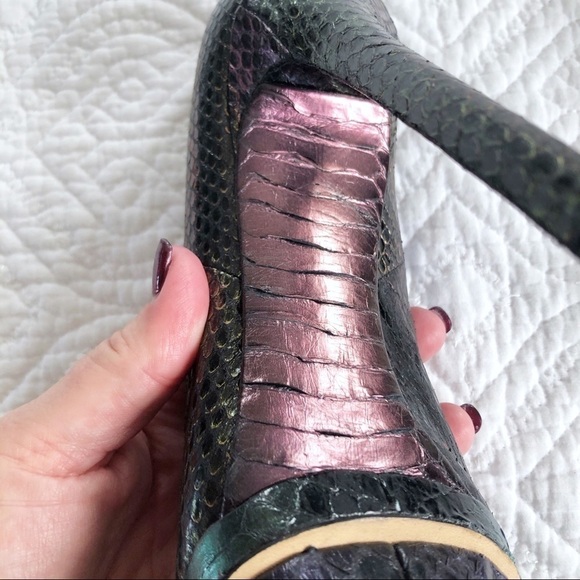 Brian Atwood Ferguson Iridescent Snake Ski… - Picture 8 of 13